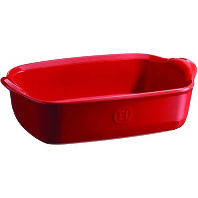 Emile Henry Assadeira retangular Burgundy - 22x14.5cm - Resistente ao forno Emile Henry Assadeira retangular Burgundy - 22x14.5cm - Resistente ao forno