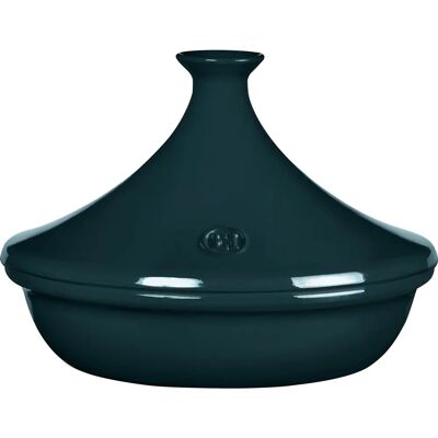 Emile Henry Tajine Belle-Ile - 32cm - Bleu Foncé - Publicité Emile Henry Tajine Belle-Ile - 32cm - Bleu Foncé - Publicité