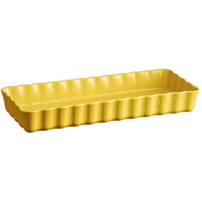Emile Henry Provence Gelbe Schmale Rechteckige Tarteform 36x15cm Emile Henry Provence Gelbe Schmale Rechteckige Tarteform 36x15cm