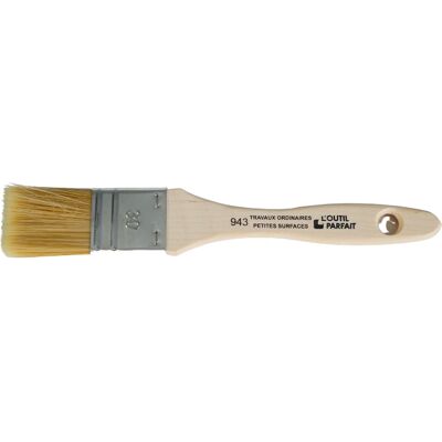 MARQUARDT - 30 mm flat - white bristles - wood handle - brush MARQUARDT - 30 mm flat - white bristles - wood handle - brush
