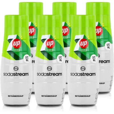 Sodastream 3009986 - Lot de 6 Concentrés 7UP Zéro Sucres 440ml Sodastream 3009986 - Lot de 6 Concentrés 7UP Zéro Sucres 440ml