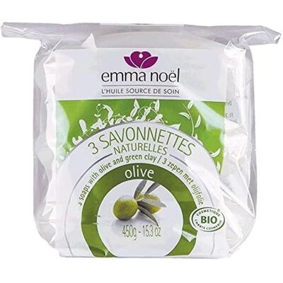 Emma Noël Økologisk Olivenoljesåpe - Mild Daglig Rengjøring - Såpe Emma Noël Økologisk Olivenoljesåpe - Mild Daglig Rengjøring - Såpe