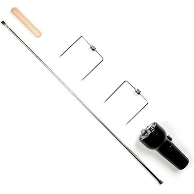 Kit girarrosto per barbecue Somagic - Acciaio inossidabile, 94cm Kit girarrosto per barbecue Somagic - Acciaio inossidabile, 94cm