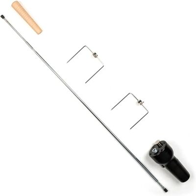 Kit de rôtisserie pour barbecue 70 cm HOMEMAISON - Publicité Kit de rôtisserie pour barbecue 70 cm HOMEMAISON - Publicité
