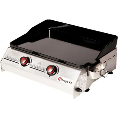 SOMAGIC Griglia a gas 2 fuochi - 7kW - Grande superficie SOMAGIC Griglia a gas 2 fuochi - 7kW - Grande superficie