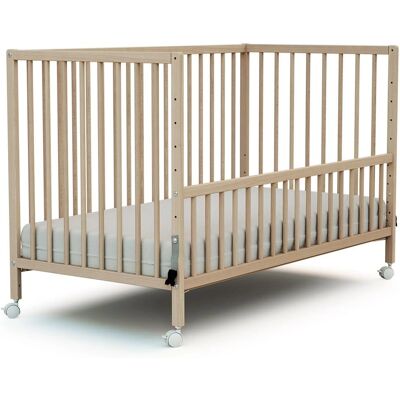 Webaby Co-Sleeper Bed - Bois de Hêtre Naturel - 124x81x65cm - Publicité Webaby Co-Sleeper Bed - Bois de Hêtre Naturel - 124x81x65cm - Publicité