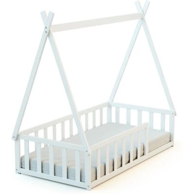 Webaby Lit Tipi au sol en bois - Lit enfant - Publicité Webaby Lit Tipi au sol en bois - Lit enfant - Publicité