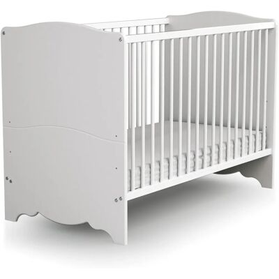 Lit bébé Marelle AT4 - Réglable en 3 hauteurs - Blanc - Publicité Lit bébé Marelle AT4 - Réglable en 3 hauteurs - Blanc - Publicité