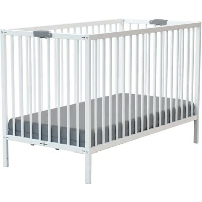 Lit bébé pliant Webaby - 60x120 - Hêtre & Blanc - Publicité Lit bébé pliant Webaby - 60x120 - Hêtre & Blanc - Publicité