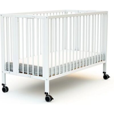 Lit bébé pliant AT4 - 60x120cm, Blanc, Professionnel - Publicité Lit bébé pliant AT4 - 60x120cm, Blanc, Professionnel - Publicité