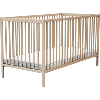 Lit bébé AT4 - Réglable en 3 hauteurs - Hêtre - 70x140cm - Publicité Lit bébé AT4 - Réglable en 3 hauteurs - Hêtre - 70x140cm - Publicité