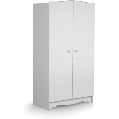AT4 MARELLE Szafa dziecięca - 2 drzwi, biały, 96cm AT4 MARELLE Szafa dziecięca - 2 drzwi, biały, 96cm