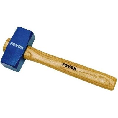 REVEX - Quadrathammer 1,25kg - Holzgriff - Kohlenstoffstahlkopf - Präzisionsarbeit REVEX - Quadrathammer 1,25kg - Holzgriff - Kohlenstoffstahlkopf - Präzisionsarbeit