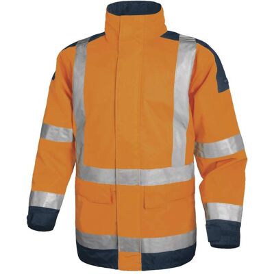 Deltaplus Parka Haute Visibilité Orange Fluo XXL - Manteau de Sécurité - Publicité Deltaplus Parka Haute Visibilité Orange Fluo XXL - Manteau de Sécurité - Publicité