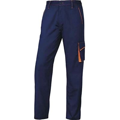 Pantalons Deltaplus Panostyle M6Pan Bleu/Orange - Pantalon de travail - Publicité Pantalons Deltaplus Panostyle M6Pan Bleu/Orange - Pantalon de travail - Publicité
