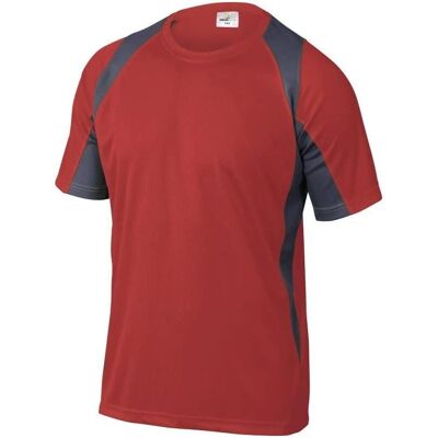 Delta Plus T-shirt Bali Rouge/gris XL - T-shirt Delta Plus T-shirt Bali Rouge/gris XL - T-shirt