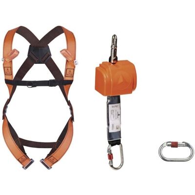 Delta Plus Elara 140 Valbeveiligingsset - Oranje - Verticaal 2,5 m Delta Plus Elara 140 Valbeveiligingsset - Oranje - Verticaal 2,5 m