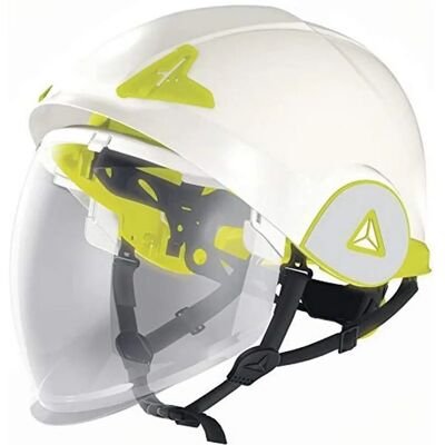 Casco de seguridad doble capa Onyx de Delta Plus con visera integral - Casco de seguridad Casco de seguridad doble capa Onyx de Delta Plus con visera integral - Casco de seguridad