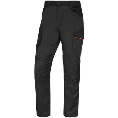 Delta Plus - Pantalón de trabajo stretch M2PA3STR - Gris/Naranja - Ropa laboral industrial Delta Plus - Pantalón de trabajo stretch M2PA3STR - Gris/Naranja - Ropa laboral industrial