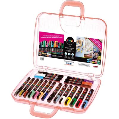 Faber-Castell Model Uni-ball 20-Color Acrylic Marker Set - Marker Set Faber-Castell Model Uni-ball 20-Color Acrylic Marker Set - Marker Set