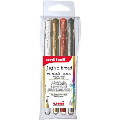 Uni-Ball Signo Broad Gel Rollerball Toll - NincsSzín - Típus: Gél, Modell: UM-153 Uni-Ball Signo Broad Gel Rollerball Toll - NincsSzín - Típus: Gél, Modell: UM-153