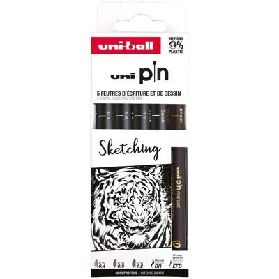 Uni-ball PIN 200 Skizziermarker - 5er Set Uni-ball PIN 200 Skizziermarker - 5er Set