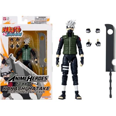 Bandai Naruto Shippuden - Kakashi Hatake (Vierter Großer Ninja Krieg) 17 cm Bandai Naruto Shippuden - Kakashi Hatake (Vierter Großer Ninja Krieg) 17 cm