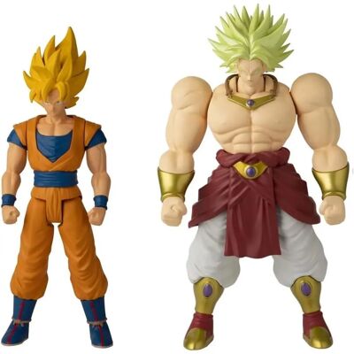 Figurines d'action Bandai Goku et Broly 30cm - Série Limit Breaker - Publicité Figurines d'action Bandai Goku et Broly 30cm - Série Limit Breaker - Publicité