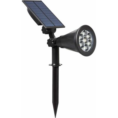 ARLUX SPIKY Proiettore solare esterno - 4W 270lm Nero ARLUX SPIKY Proiettore solare esterno - 4W 270lm Nero