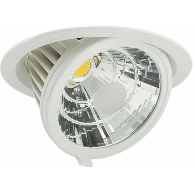 ARLUX LIGHTING - Plafonnier LED encastré - Réglable 45° - 3500lm - Finition blanche - Publicité ARLUX LIGHTING - Plafonnier LED encastré - Réglable 45° - 3500lm - Finition blanche - Publicité