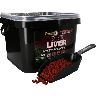 Starbaits Červené játra pelety - Rybářské návnady Starbaits Červené játra pelety - Rybářské návnady