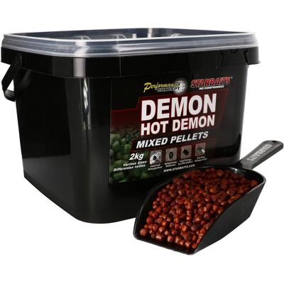 Starbaits démon chaud mélange 2 kg - Pellets de pêche - Publicité Starbaits démon chaud mélange 2 kg - Pellets de pêche - Publicité