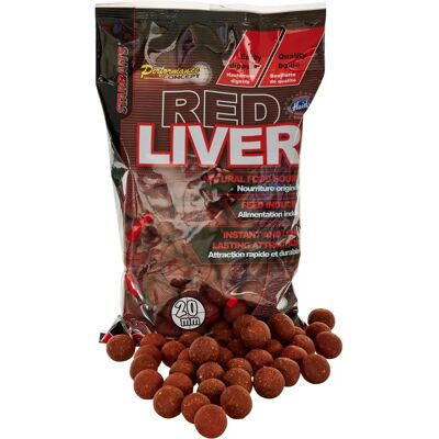 Starbaits Bouillettes Foie Rouge - 800 g 20 mm - Bouillettes - Publicité Starbaits Bouillettes Foie Rouge - 800 g 20 mm - Bouillettes - Publicité