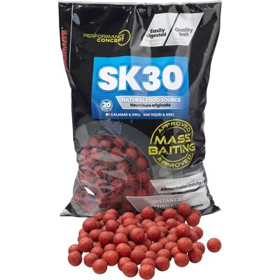 Starbaits SK30 Boilies 3kg - 20mm - Appât pour carpes - Publicité Starbaits SK30 Boilies 3kg - 20mm - Appât pour carpes - Publicité