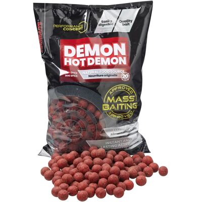 Starbaits Boilies Mass Baiting Hot Demon - 3kg - Alimentation pour carpes - Publicité Starbaits Boilies Mass Baiting Hot Demon - 3kg - Alimentation pour carpes - Publicité