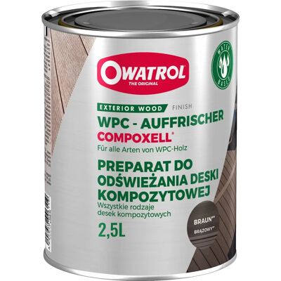 Owatrol - Restaurateur de ponts marron - Protection UV et météo - Type de pont - Publicité Owatrol - Restaurateur de ponts marron - Protection UV et météo - Type de pont - Publicité