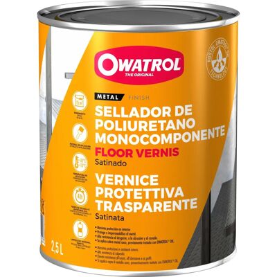 Barniz Poliuretano Incoloro Owatrol - Protege Metales Interiores Barniz Poliuretano Incoloro Owatrol - Protege Metales Interiores