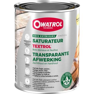 Owatrol Textrol - Huile protectrice pour bois extérieurs - 1L - Publicité Owatrol Textrol - Huile protectrice pour bois extérieurs - 1L - Publicité
