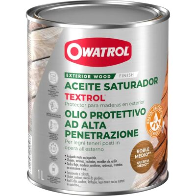 Owatrol Sellador de Madera - Roble medio - Aceite Natural - Uso Exterior Owatrol Sellador de Madera - Roble medio - Aceite Natural - Uso Exterior