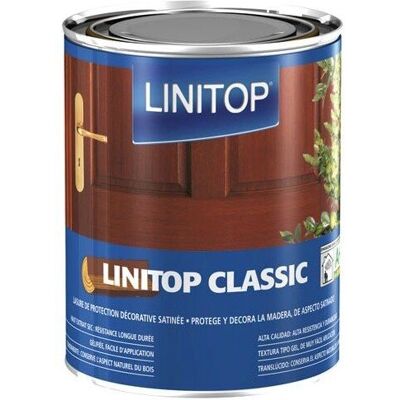 Linitop Laque Protectrice Chêne Foncé - Finition Bois Intérieur/Extérieur - Publicité Linitop Laque Protectrice Chêne Foncé - Finition Bois Intérieur/Extérieur - Publicité