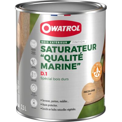 Owatrol Deks Olje D.1 - Sélant pour bois exotique - Environnement marin - Publicité Owatrol Deks Olje D.1 - Sélant pour bois exotique - Environnement marin - Publicité