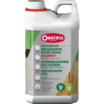 Owatrol - Decapante in gel a base d'acqua - 2,5L - Decapante di vernice Owatrol - Decapante in gel a base d'acqua - 2,5L - Decapante di vernice