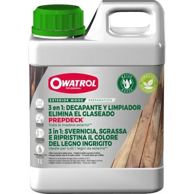 Owatrol Prepdeck 2.5L Exterior Wood Cleaner & Stripper Owatrol Prepdeck 2.5L Exterior Wood Cleaner & Stripper