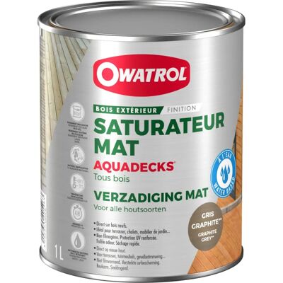 OWATROL Aquadecks grafito sellador mate a base de agua OWATROL Aquadecks grafito sellador mate a base de agua