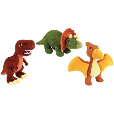 Jemini Recycelte Dinosaurier Plüschset - Tyrannosaurus, Pteranodon, Triceratops Jemini Recycelte Dinosaurier Plüschset - Tyrannosaurus, Pteranodon, Triceratops