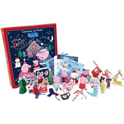 Calendrier de l'Avent Jemini Peppa Pig - Comptage Noël Enfants - Publicité Calendrier de l'Avent Jemini Peppa Pig - Comptage Noël Enfants - Publicité