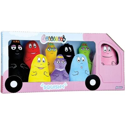 JEMINI Barbapapa ensemble de 9 peluches - Jouets en peluche - Publicité JEMINI Barbapapa ensemble de 9 peluches - Jouets en peluche - Publicité