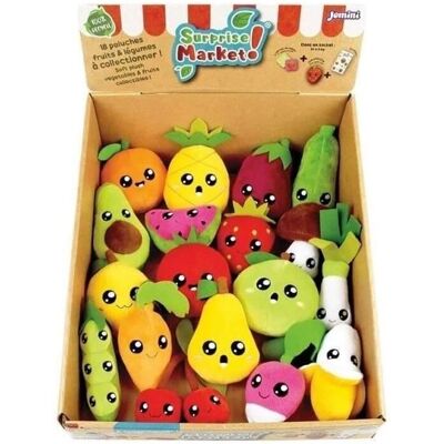JEMINI Verrassingsmarkt Pluche Fruit en Groenten - Speelgoed & Spellen JEMINI Verrassingsmarkt Pluche Fruit en Groenten - Speelgoed & Spellen