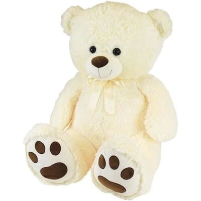 Jemini Jouet en Peluche Beige - 100cm - Doux & Câlin - Publicité Jemini Jouet en Peluche Beige - 100cm - Doux & Câlin - Publicité
