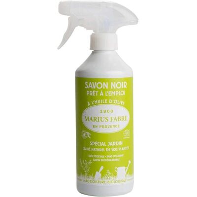 Spray Savon Noir Jardin - Biocert - 500ml - Publicité Spray Savon Noir Jardin - Biocert - 500ml - Publicité